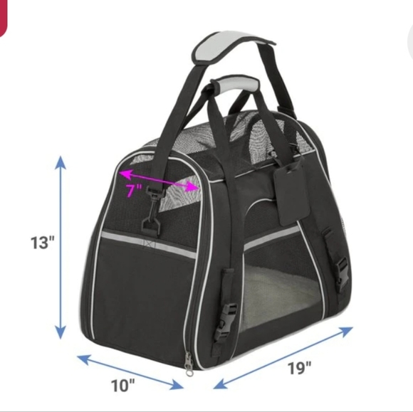 NWT dog carrier, cat carrier Airline Compliant, size M-L - Picture 2 of 7
